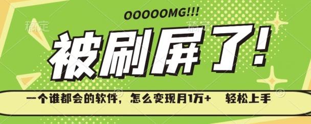 一个谁都会的软件，怎么变现月1万+轻松上手-心语项目网