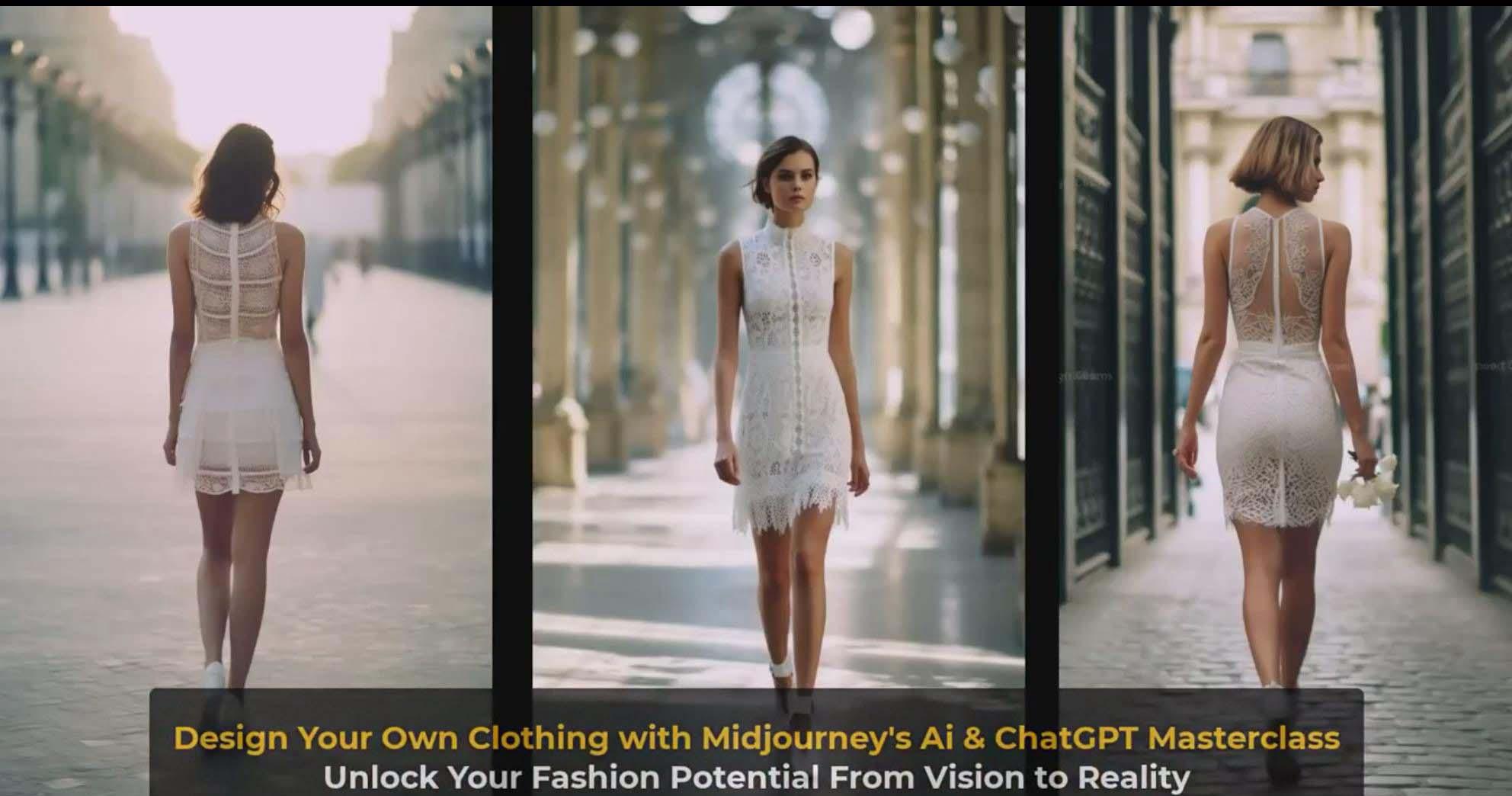 图片[2]-利用 Midjourneys Ai 人工智能设计自己的服装AI大师班-10节课-中英字幕-心语项目网