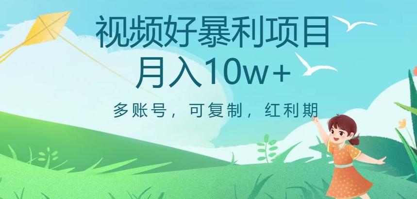 视频号暴利项目，多账号，可复制，红利期，月入10w+【揭秘】-心语项目网