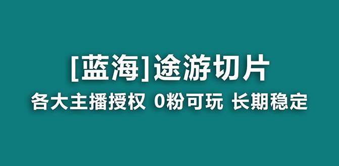 抖音途游切片，龙年第一个蓝海项目，提供授权和素材，长期稳定，月入过万-心语项目网