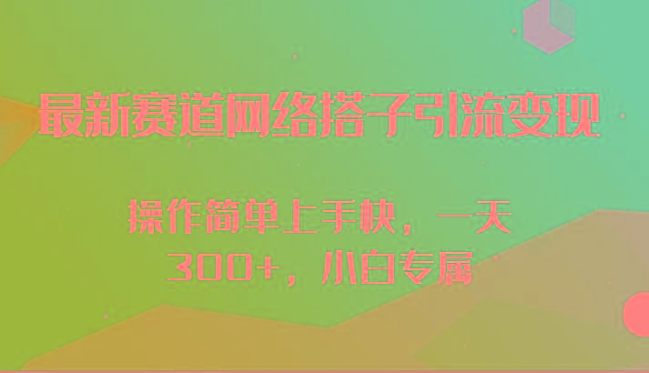 最新赛道网络搭子引流变现!!操作简单上手快，一天300+，小白专属-心语项目网