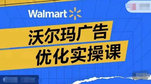沃尔玛广告优化实操课，广告报告实操讲解，广告如何提高转化和ROAS等-心语项目网