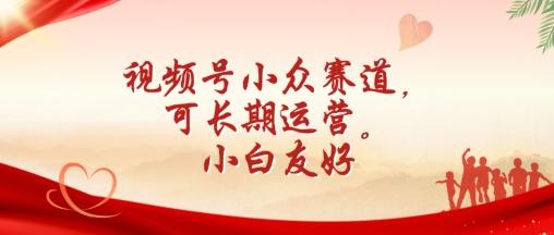 视频号小众赛道，可长期运营，小白友好【揭秘】-心语项目网