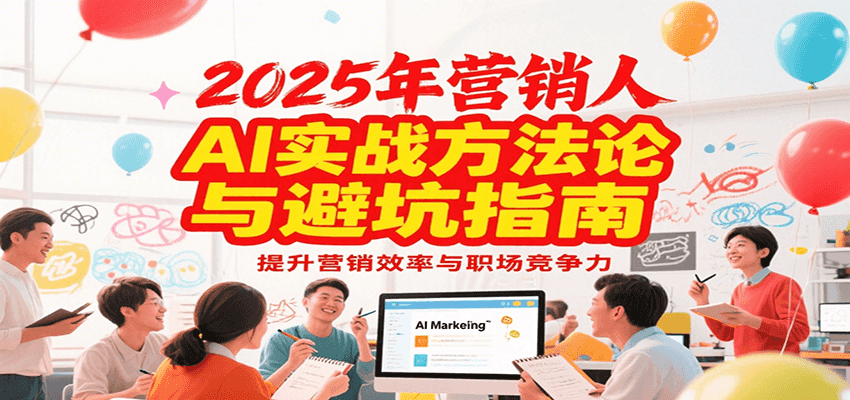 2025年营销实战方法论与避坑指南,利用AI提升营销效率与职场竞争力-心语项目网