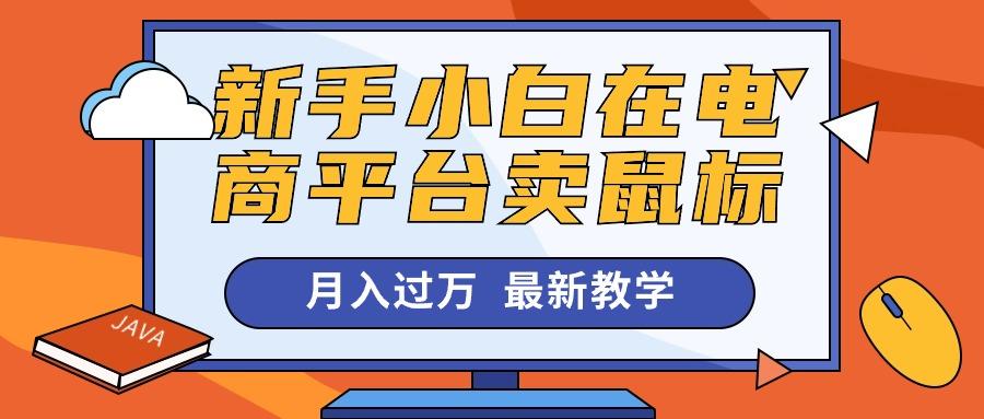 新手小白在电商平台卖鼠标月入过万，最新赚钱教学-心语项目网