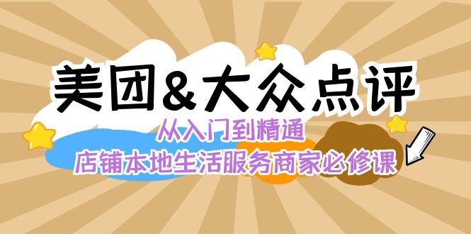 美团+大众点评 从入门到精通：店铺本地生活 流量提升 店铺运营 推广秘术 评价管理-心语项目网