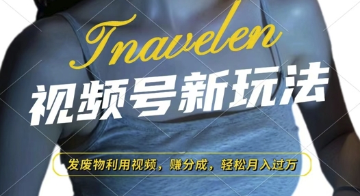 视频号新玩法，废物利用视频，撸分成收益，轻松月入过W【揭秘】-心语项目网