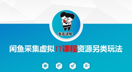 闲鱼采集虚拟IT课程资源另类玩法，干货满满-心语项目网