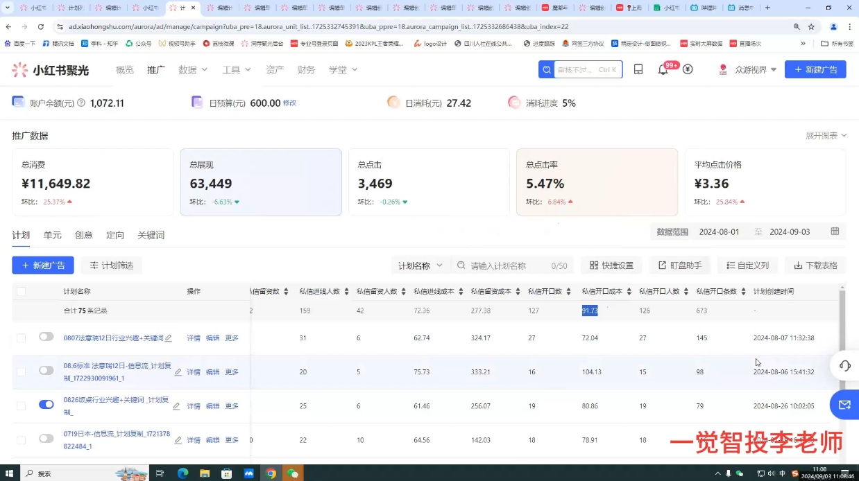李老师·小红书运营投流，0基础实战教学-心语项目网