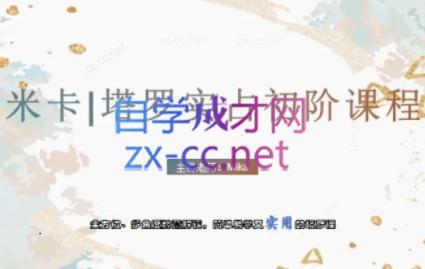 米卡·实占塔罗初阶课-心语项目网