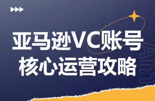 亚马逊VC账号核心玩法解析，实战经验拆解产品模块运营技巧，提升店铺GMV，有效提升运营利润-心语项目网