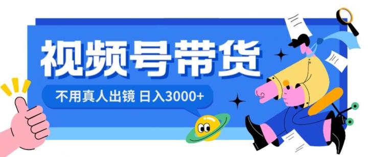 视频号带货，日入3000+，不用真人出镜-心语项目网